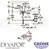 Grohe 3220410E Mixer Spare Diagram