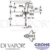 Grohe 3220610E Mixer Spare Diagram