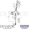 Grohe 3220610E Mixer Spare Tech Diagram