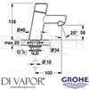 Grohe 32207001 Spare Diagram