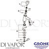 Grohe 32207001 Spare Tech Diagram