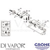 Grohe 32211001 Mixer Spare Tech Diagram
