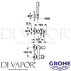 Grohe 32212001 Mixer Spare Diagram