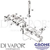 Grohe 32212001 Mixer Spare Tech Diagram