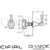 Cifial L Spout Service Frame Dimensions