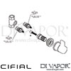 Cifial Techno 251 Right Service Pin Dimension