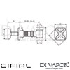 Cifial TX300 Service Frame Right Dimensions