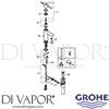 Grohe 3221600A Mixer Spare Diagram