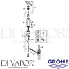 Grohe 32216ENA Mixer Spare Diagram