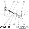 Cifial Style 35 Stop Valve Dimension