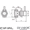 Cifial Style 35 Stop Valve Dimensions