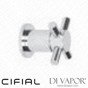Cifial 32218TB Techno 300+ 3/4 Inch Stop Valve Spare Parts