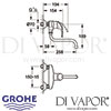 Grohe Eurosmart Single-Lever Sink Mixer Dimensions