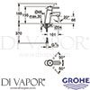 Grohe 3224010E Mixer Spare Diagram