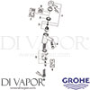 Grohe 3224010L Mixer Spare Tech Diagram
