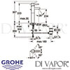 Grohe Essence Deck Mount Vessel Tap Dimensions