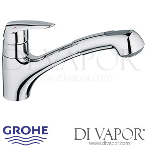 Grohe 32257001 Eurodisc Single-Lever Sink Mixer (1/2 Inch) Spare Parts