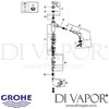 Grohe Eurodisc Cosmopolitan Single-Lever Sink Mixer Tap Spares