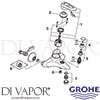 Grohe 32262000 Mixer Spare Tech Diagram