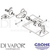 Grohe 32263000 Mixer Spare Tech Diagram