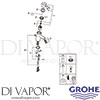 Grohe 32268000 Mixer Spare Diagram