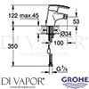 Grohe 32281000 Mixer Spare Diagram