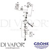 Grohe 32281000 Mixer Spare Tech Diagram