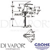 Grohe 32281001 Mixer Spare Diagram