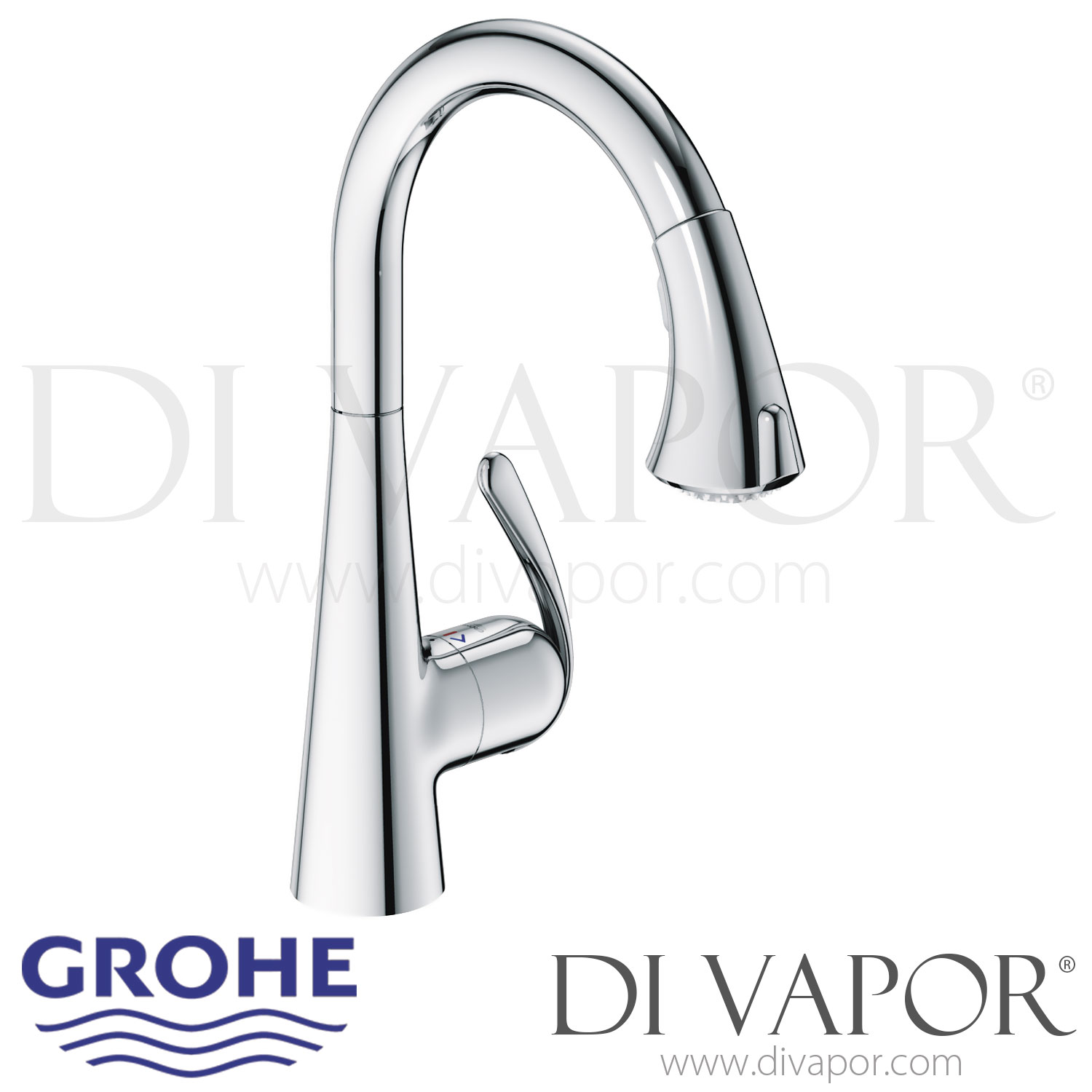Grohe 32294000 Zedra Single-Lever Sink Mixer Kitchen Tap