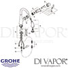 Grohe Zedra Single-Lever Sink Mixer Kitchen Tap Spares