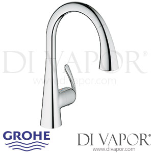 Grohe 32294001 Zedra Single-Lever Sink Mixer (1/2 Inch) Spare Parts