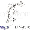 Grohe Zedra Single-Lever Sink Mixer Spares