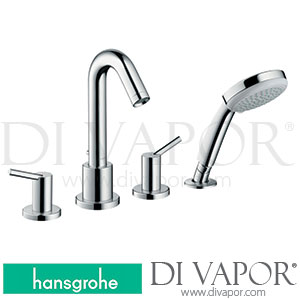 Hansgrohe 32314000 Talis 4-Hole Rim Mounted Bath Mixer >06/09 Spare Parts