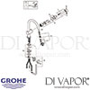 Grohe Minta Single-Lever Kitchen Sink Mixer Tap Spares