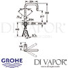 Grohe Minta Single-Lever Sink Mixer Dimensions