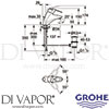 Grohe 32361000 Mixer Spare Diagram