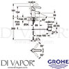 Grohe 32367000 Mixer Spare Diagram