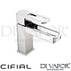 Cifial 32400CUO Cudo Open Mono Basin Mixer Tap Spare Parts