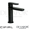 Cifial 32400EM Black Mono Basin Mixer Tap Spare Parts
