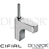 Cifial M3 Single Lever Washbasin Joystick Handle Anthracite Blasted X45 Spare Parts