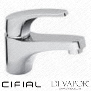 Cifial 32400NP-625 Style Nova Podium Single Lever Basin Mixer Tap with Clic Clac Spare Parts
