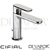 Cifial 32400PEM Emmie Mono Basin Mixer with Pop-Up Waste Spare Parts