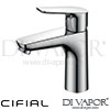 Cifial Style L 20A Single Lever Washbasin Tap Drainer 1F Spare Parts
