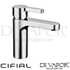 Cifial Style L 20B Single Lever Washbasin Drainer 1F Spare Parts