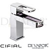 Cifial Cudo Open Monobasin Tap Smoked Spout Spare Parts