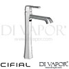 Cifial 32401HM Hexa Lever Tall Mono Basin Mixer Spare Parts
