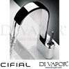 Cifial Techno M10 Joystick Single Lever Basin Mixer High Spout Spare parts