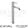 Cifial Style 25 Single Lever High Washbasin Tap 1F Spare Parts