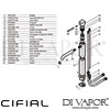 Cifial 32401QD Mini Square Extended Mono Basin Tap Dimension