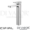 Cifial Style H 20D Single Lever High Washbasin Tap Drainer 1F Spare Parts